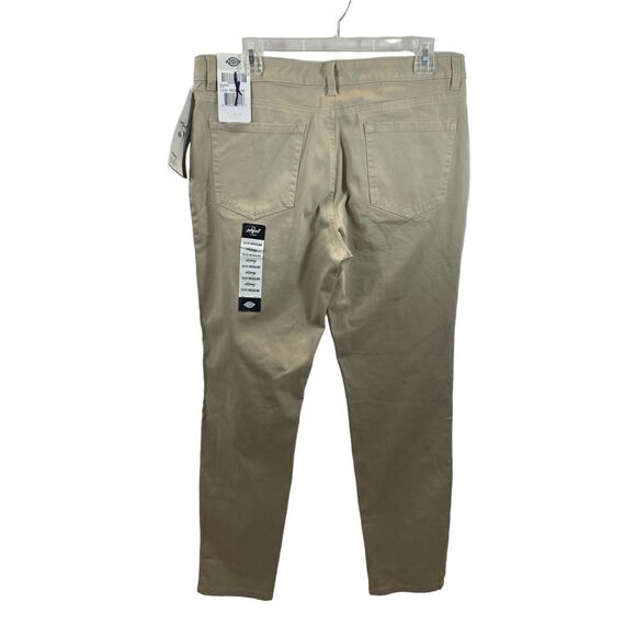 New With Tags Ladies Dickies The Perfect Shape Pants Khaki Size 12/13 - Picture 3 of 8